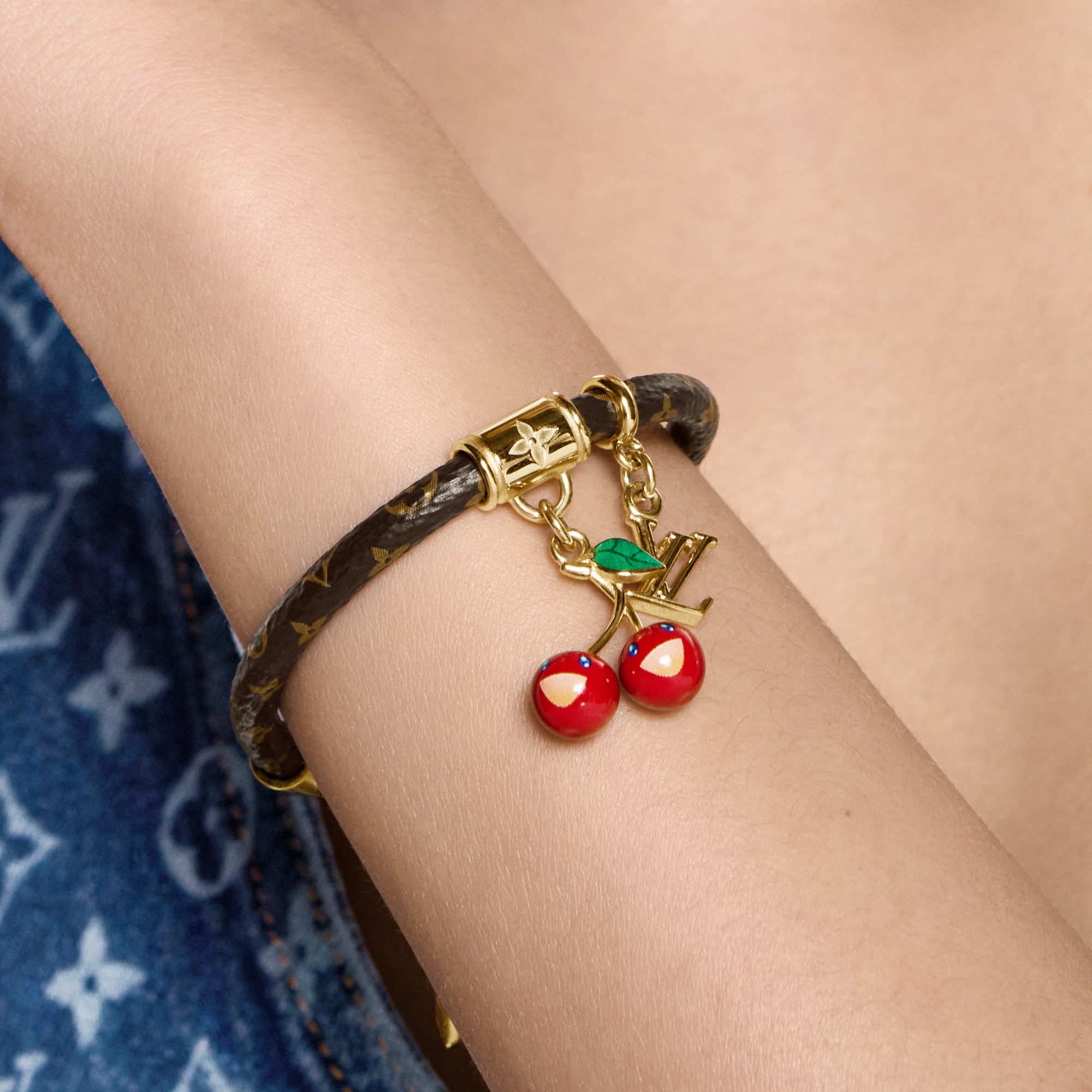 Louis Vuitton 　LV×TMブレスレット・モノグラム・チェリー　新品 LV x TM Cerise Bracelet - Fashion Jewelry | LOUIS VUITTON